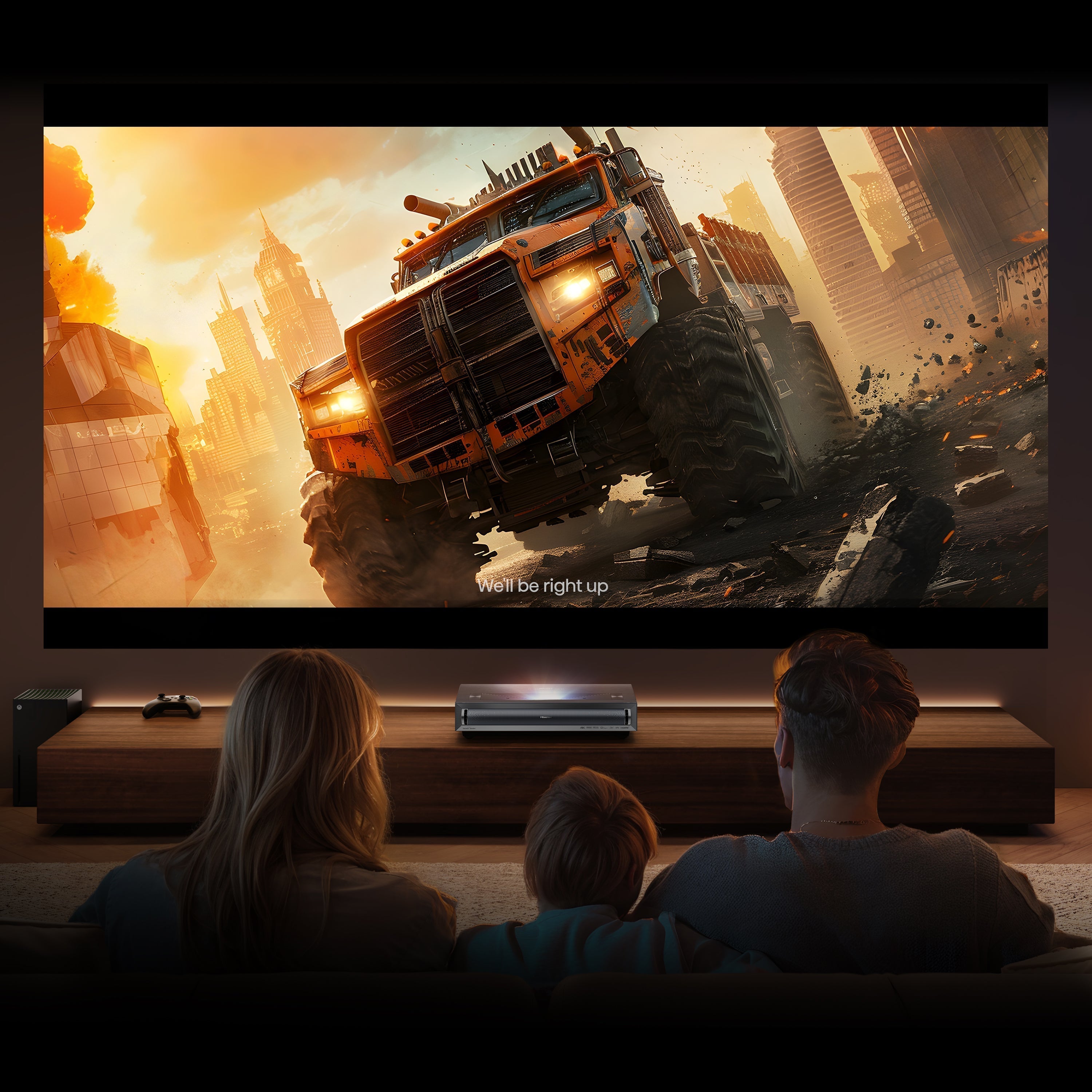 PX3-PRO, 4K UHD Triple Laser Home Theater UST Projector (up to 150")