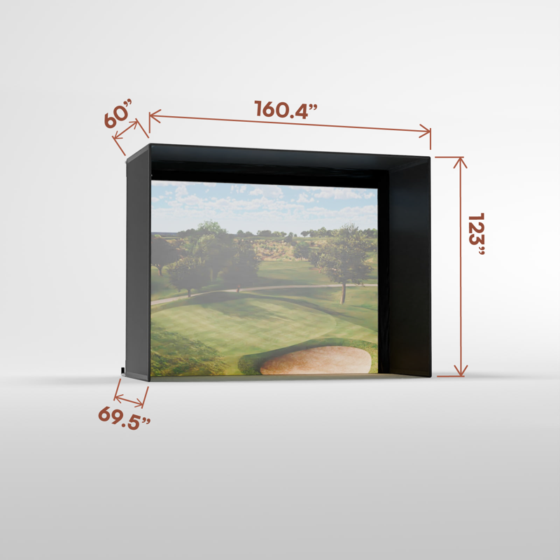 Carl's Place C-Series Pro Golf Simulator Enclosure Package