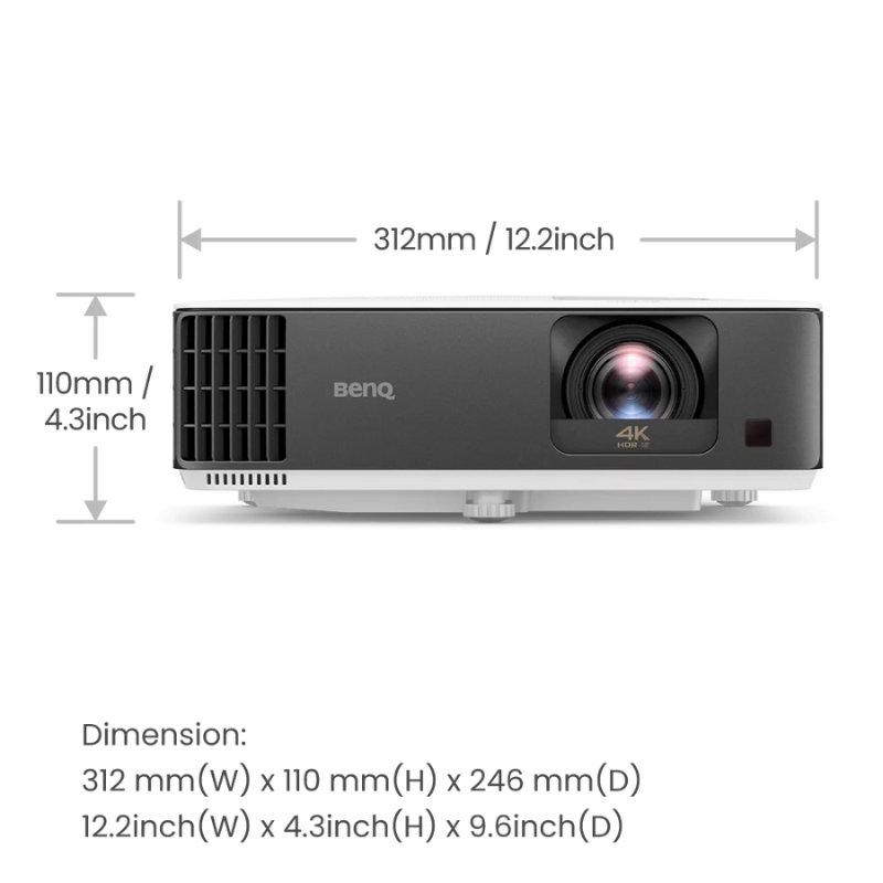 BenQ TK700ST 4K HDR Short Throw Golf Simulator Projector